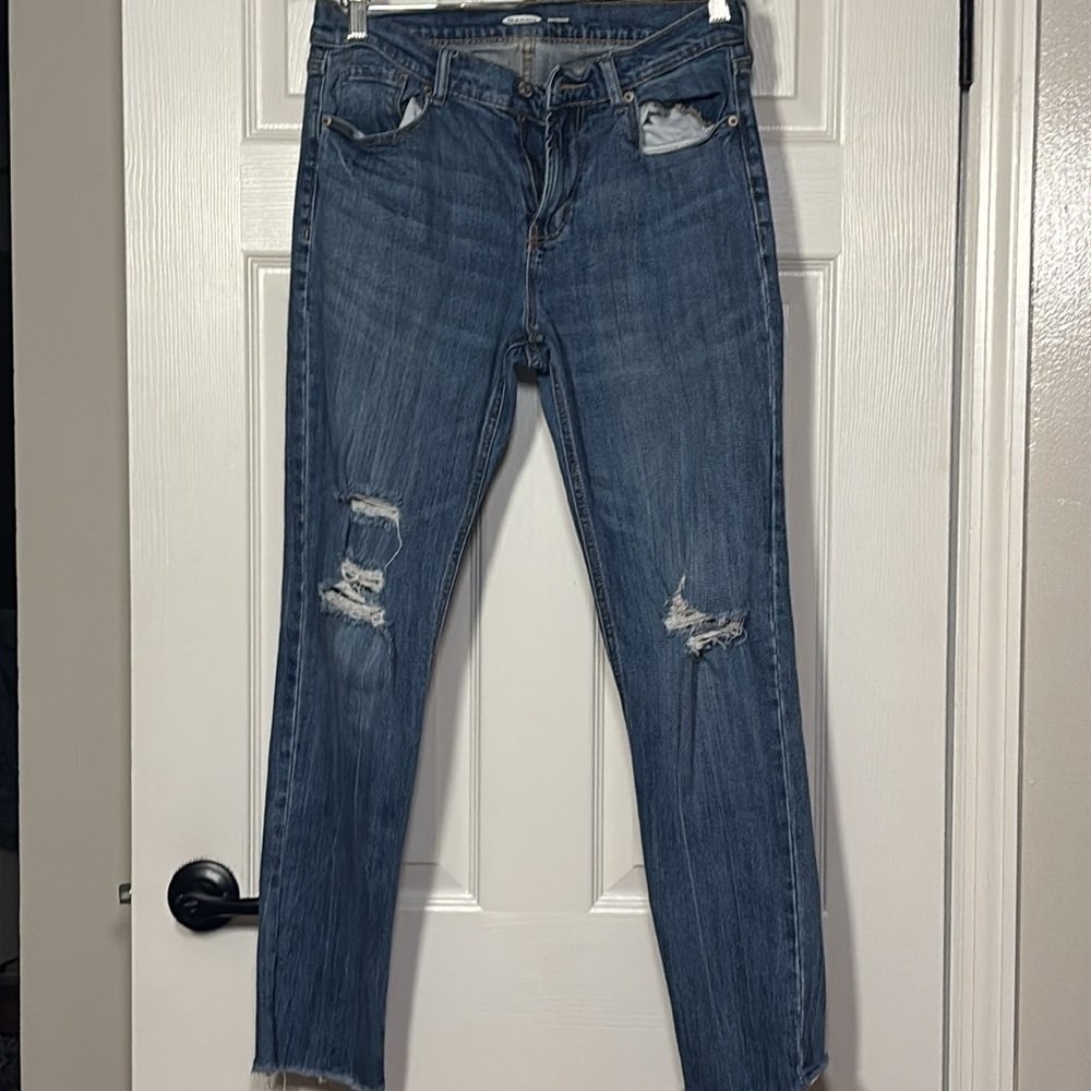 Old Navy Blue Denim Size 4 Boyfriend Jeans